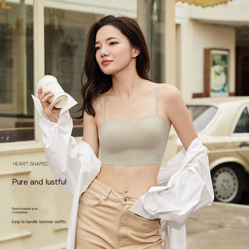 "Lace Back Bra with Padding for Enhanced Support"