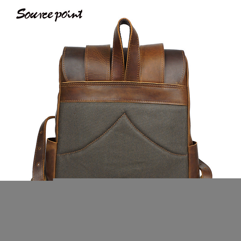 Leather Backpack - Travel Rucksack