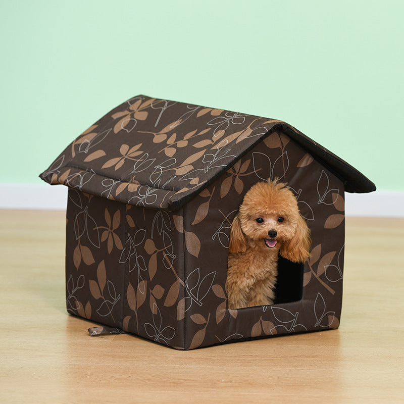 Waterproof Oxford Cloth Outdoor Cat and Dog Kennel