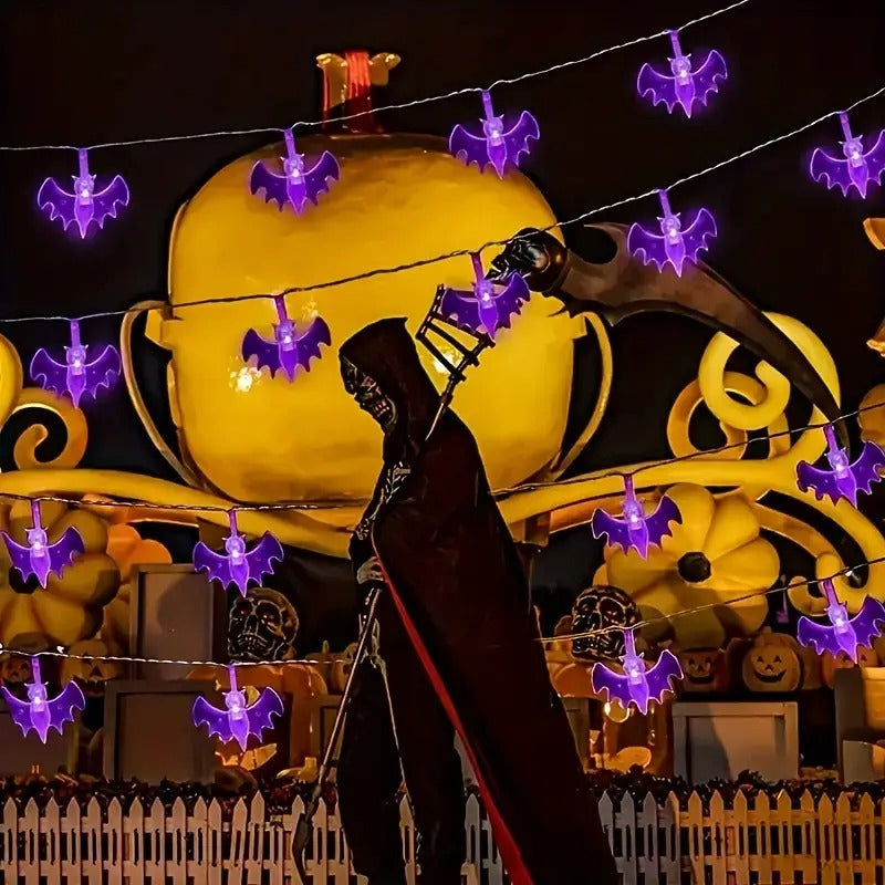LED Bat String Lights for Holiday Decoration