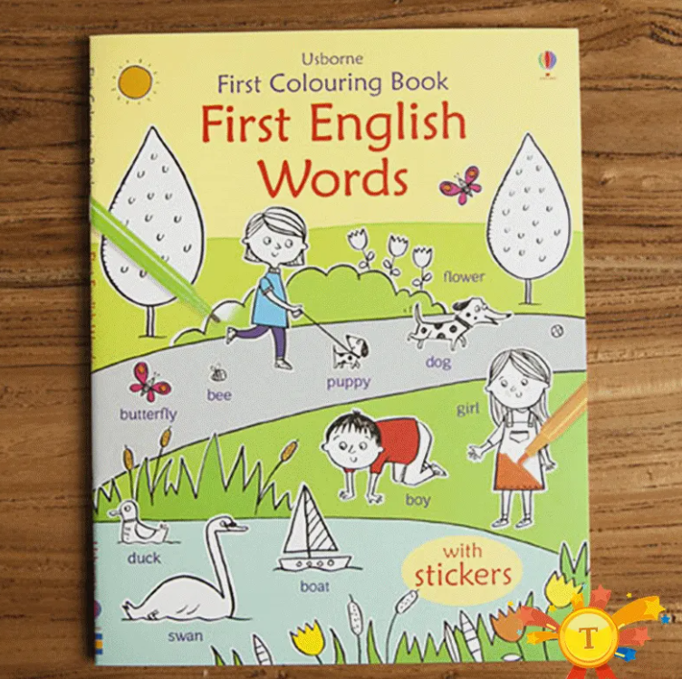 Coloring Sticker Book