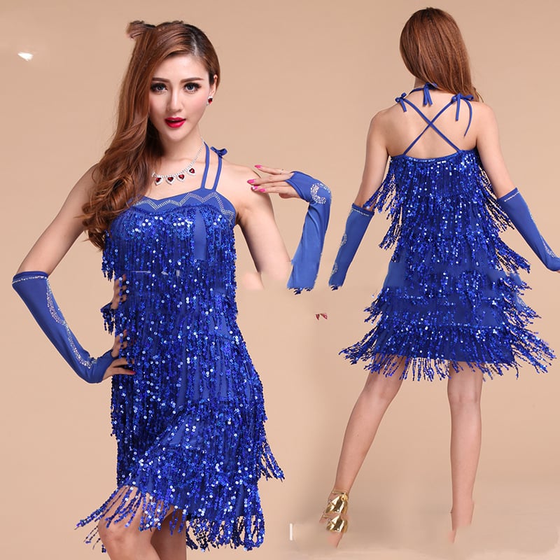 High-Quality Competition Dance Dress for Latin Styles