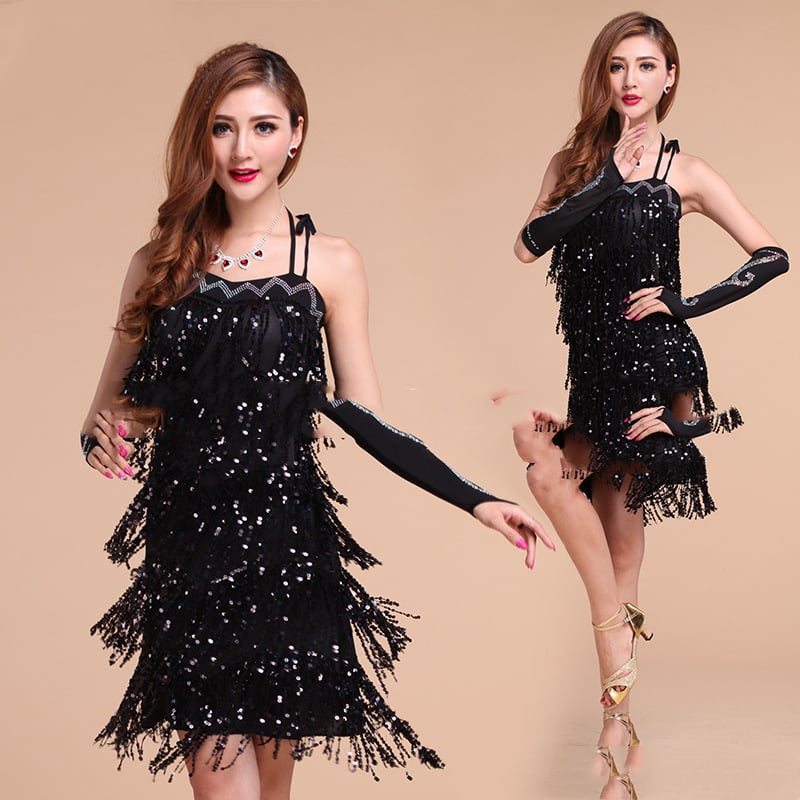 High-Quality Competition Dance Dress for Latin Styles