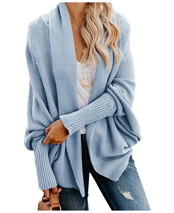 Women's Large Size Knitted Cardigan - European Style
