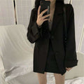Black Small Suit with Casual British Style