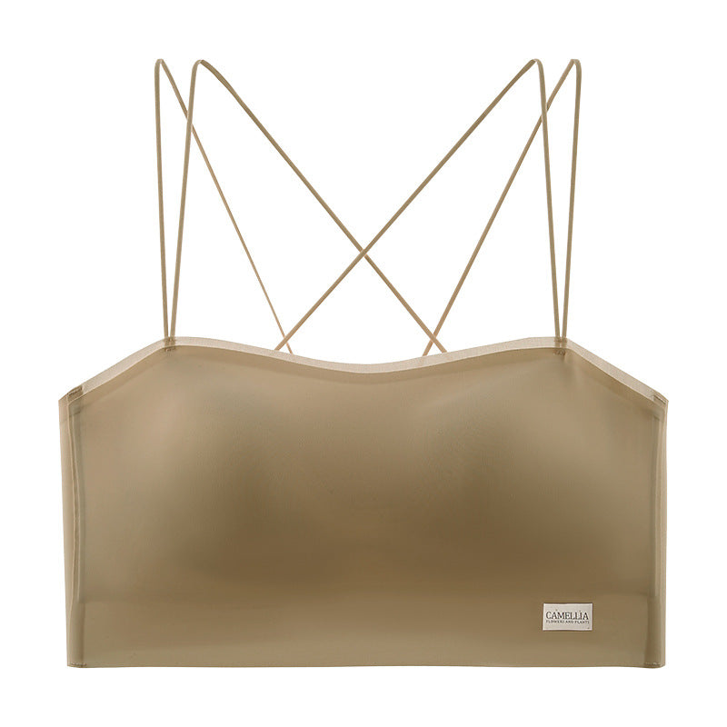 "Lace Back Bra with Padding for Enhanced Support"