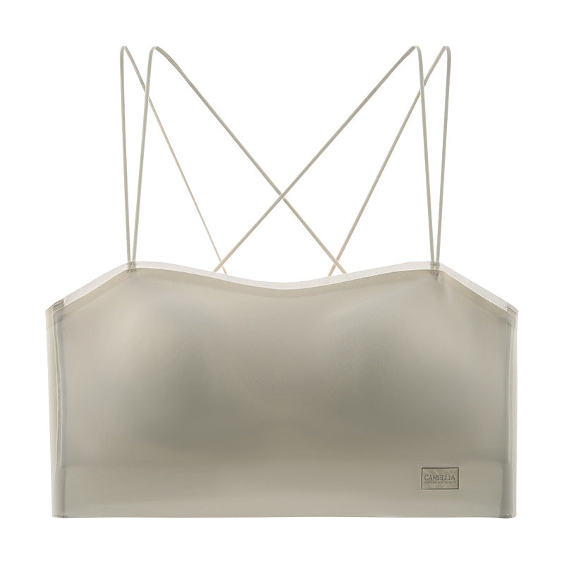 "Lace Back Bra with Padding for Enhanced Support"