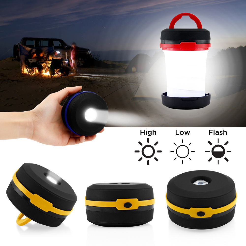 Portable Spring Expandable Camping Lantern Mini Light