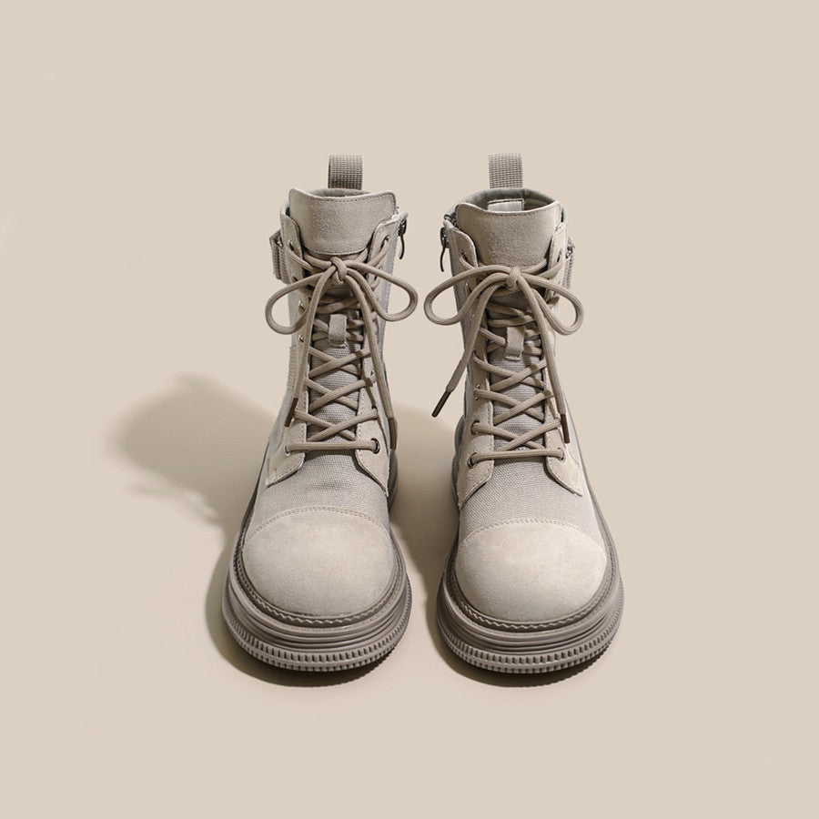 Women's British Style Thick Sole Martin Boots