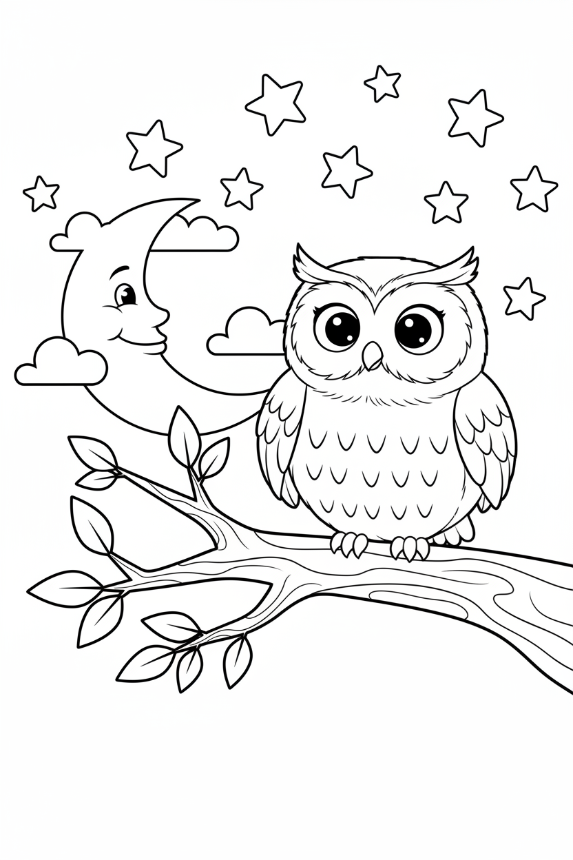 Libro da Colorare - Animali della Foresta