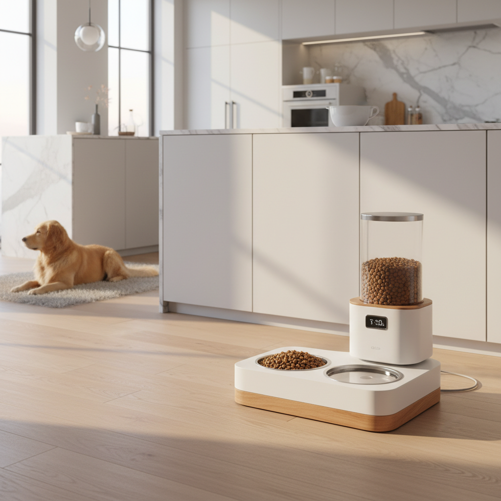 Distributore automatico di cibo per cani