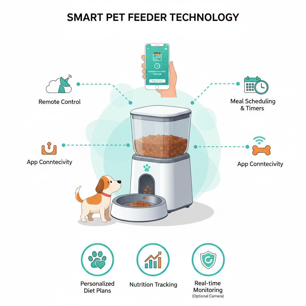 Distributore automatico di cibo per cani