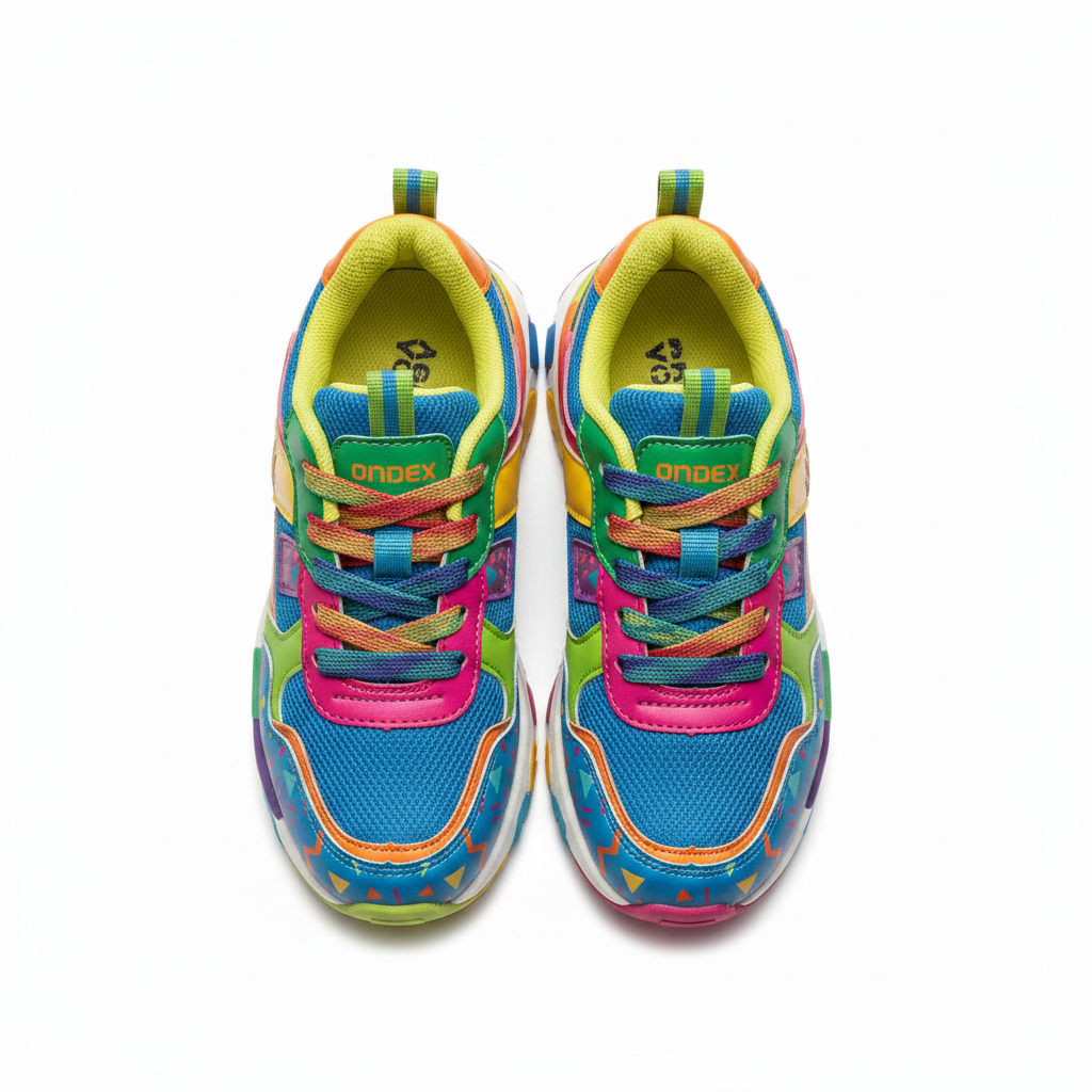 Sneakers Bambini Colorati - Vista dall'alto