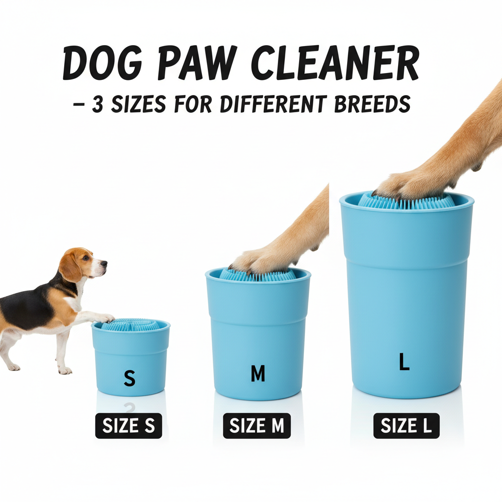 Pulisci zampe in silicone per cani