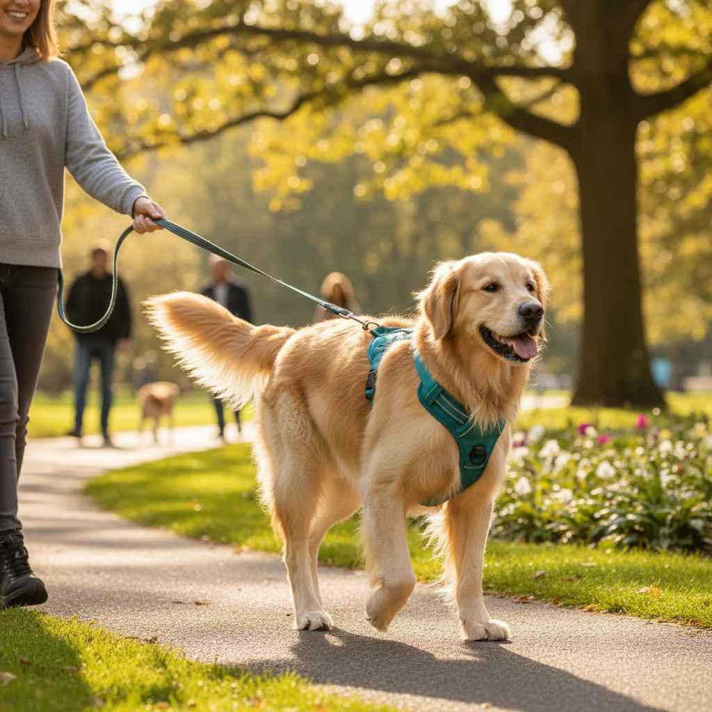 Pettorina anti-tiro per cani