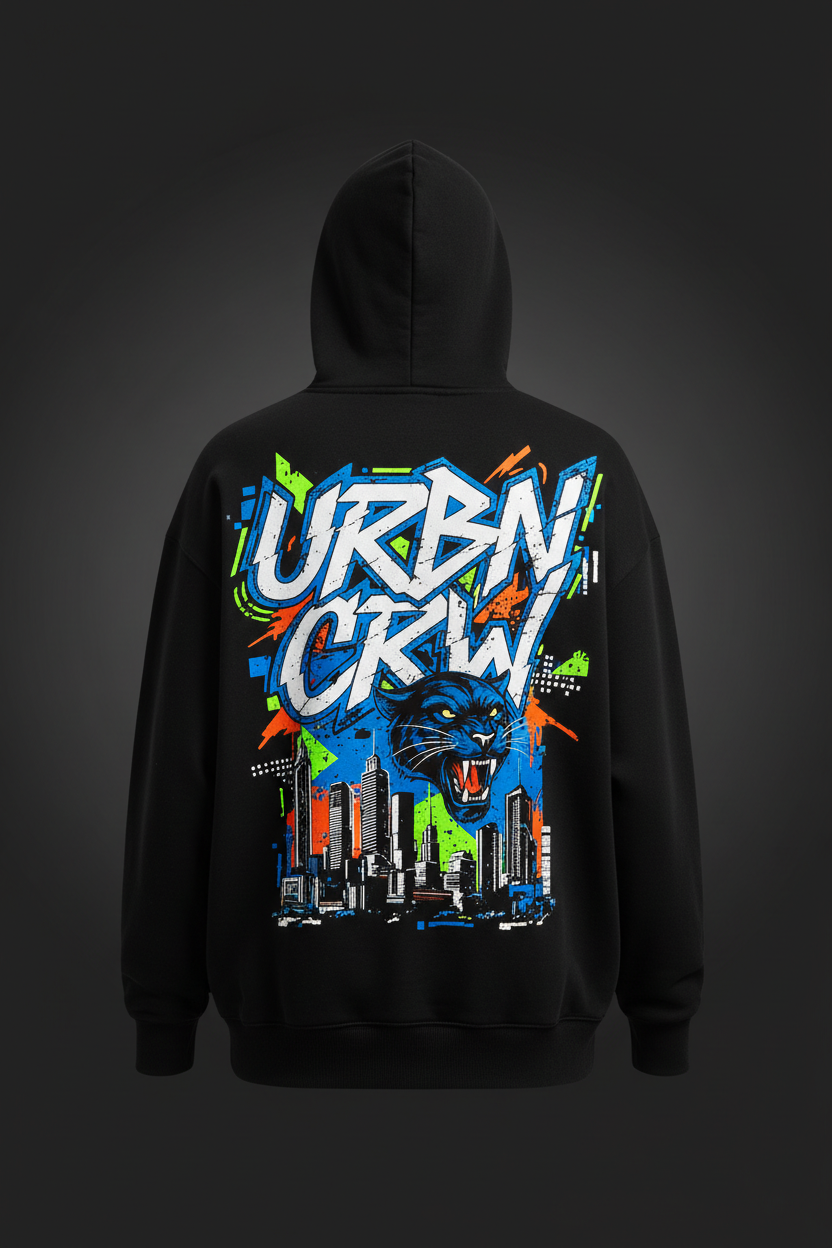 Hoodie Streetwear Uomo vista posteriore