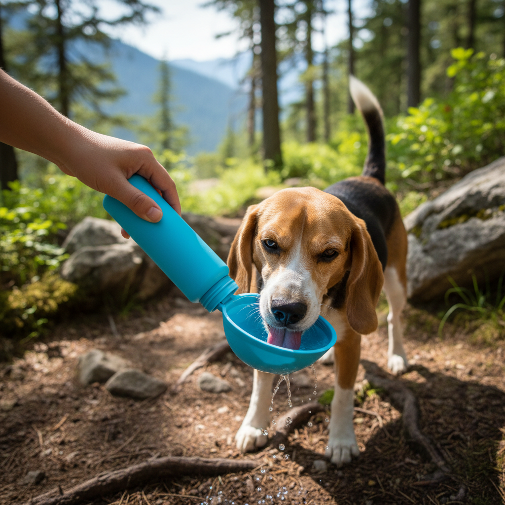 Borraccia con ciotola incorporata per cani