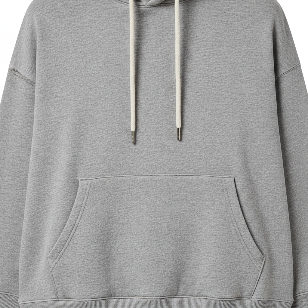 Hoodie Streetwear Uomo dettaglio tasca