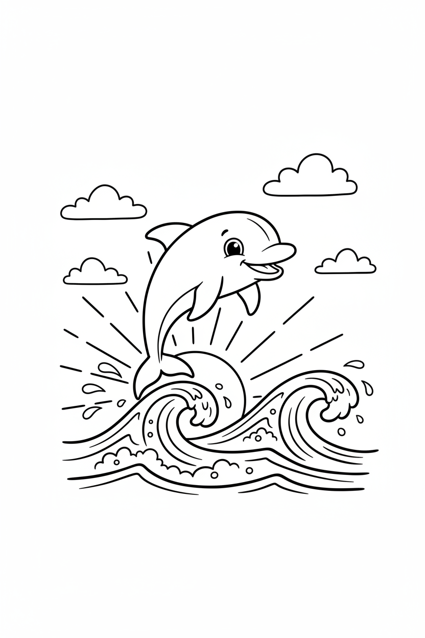 Libro da Colorare - Mondo del Mare