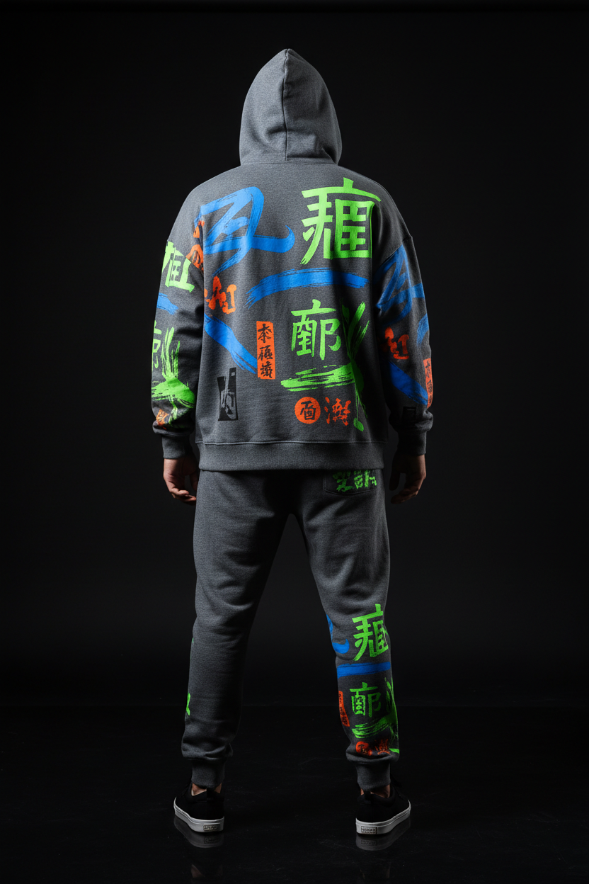 Tuta Streetwear Completa Uomo vista posteriore