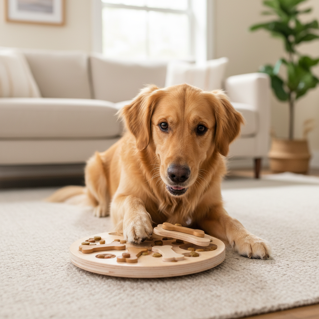 Giocattolo interattivo porta-premietti per cani