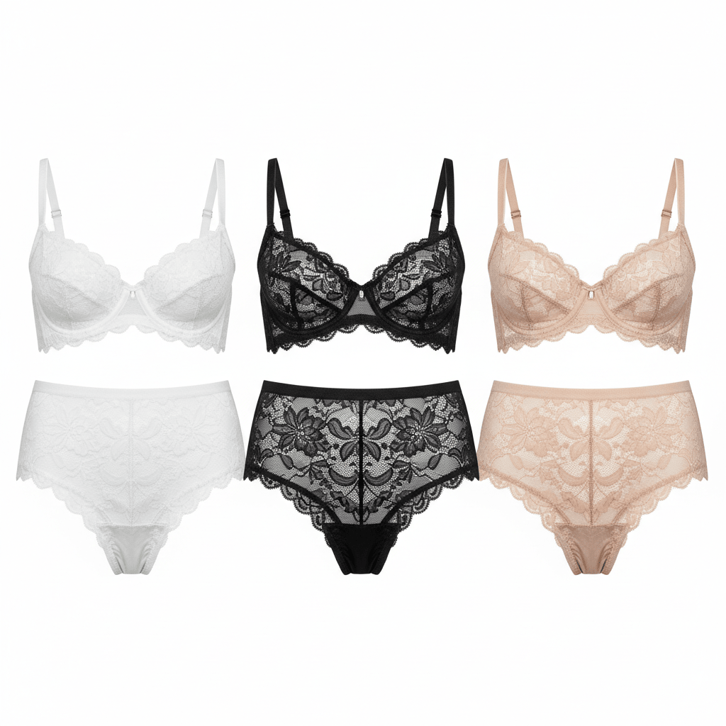 Set Intimo Donna in Pizzo - My-gian74